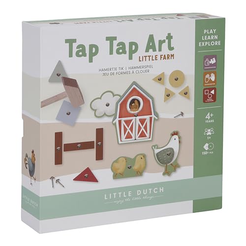 Little Dutch Hammerspiel Nagelspiel Tap Tap Art (Little Farm) von Little Dutch