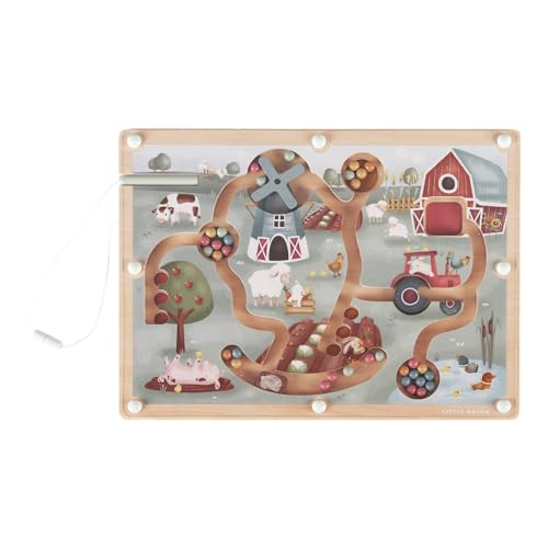 Little Dutch 7164 Magnet-Spiel Labyrinth Bauernhof - Little Farm von Little Dutch