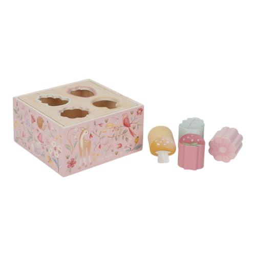 Little Dutch 7347 FSC Holz Steckspiel Sortierspiel - Fairy Garden rosa von Little Dutch