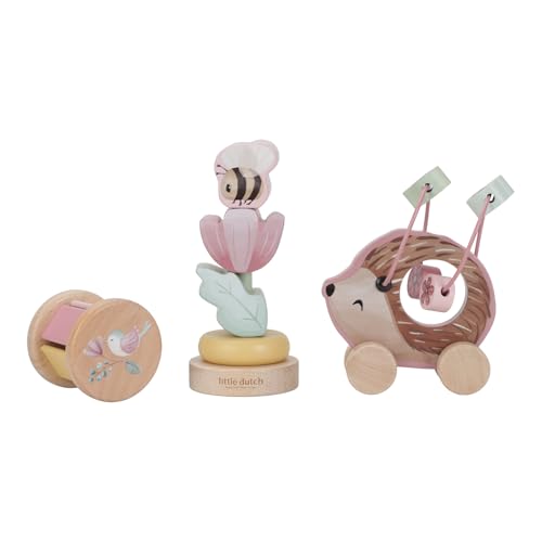 Little Dutch 7356 FSC Holzspielzeug Geschenkset - Fairy Garden rosa von Little Dutch