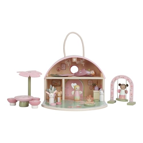 Little Dutch 7360 FSC Holz Puppenhaus/Feenhaus - Fairy Garden von Little Dutch