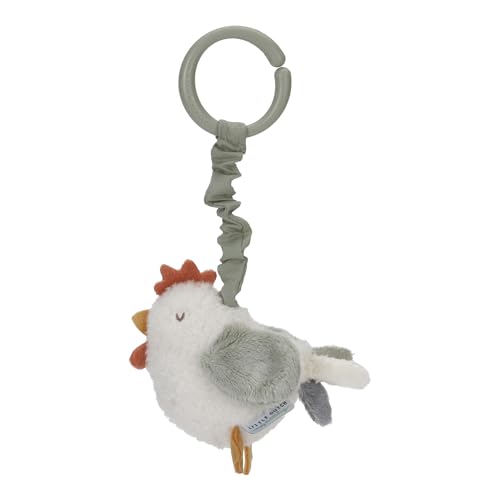 Little Dutch 8813 Stoff Aufziehtier Huhn Spielzeug für Babyschale/Kinderwagen - Little Farm weiß Little Dutch 8813 Stoff Aufziehtier Huhn Spielzeug für Babyschale/Kinderwagen - Little Farm weiß von Little Dutch