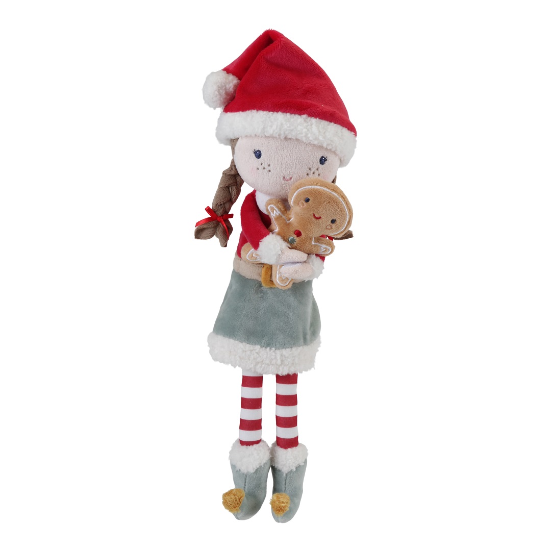 Little Dutch Cuddle Doll Christmas Rosa– 35 cm. von Little Dutch