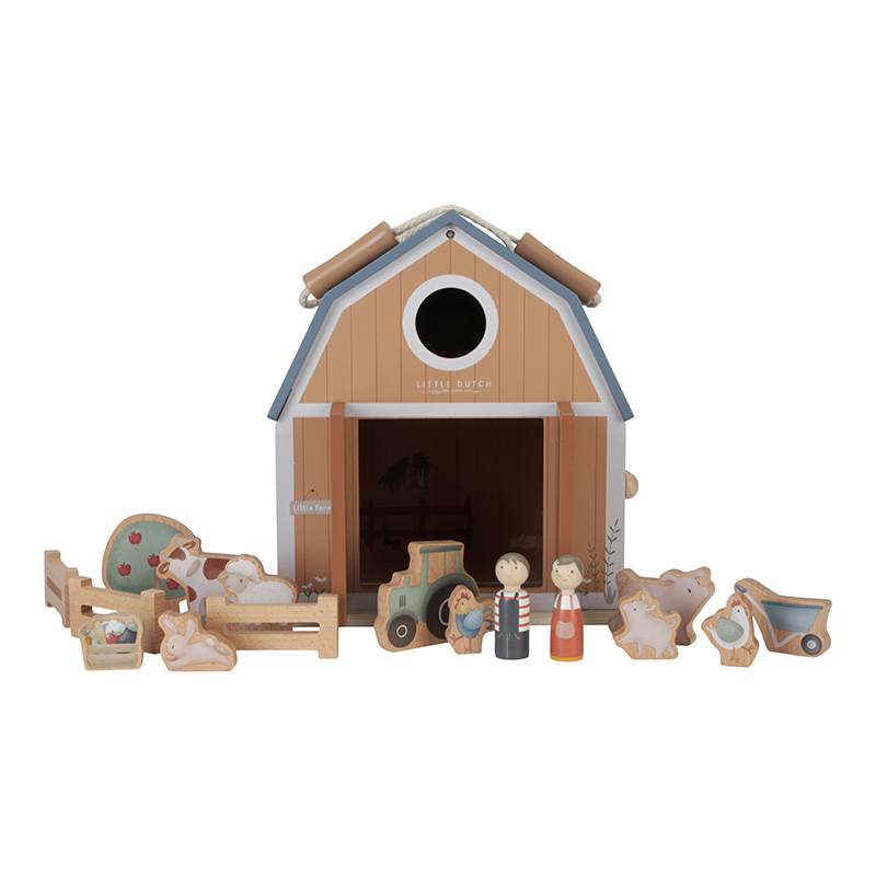 Little Dutch Doll House Little Farm FSC von Little Dutch