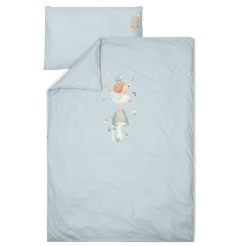 Little Dutch Duvet Cover Toddler - 120x150 cm - Denim Blue von Little Dutch