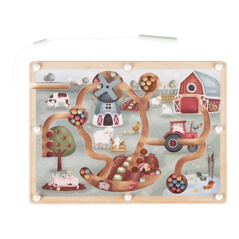 Little Dutch Magnetic Maze Little Farm FSC von Little Dutch