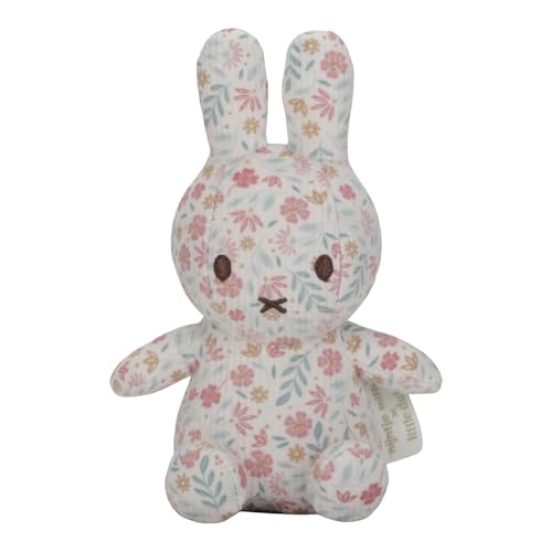 Little Dutch NIJN350 Kuscheltier/Stofftier Hase Miffy - Lucky Blossom All Over (15 cm) von Little Dutch