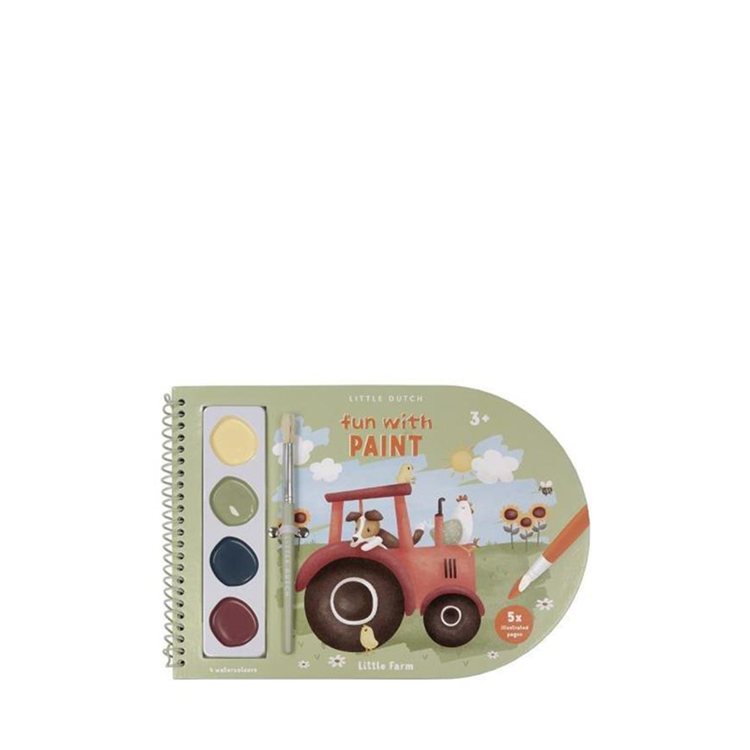 Little Dutch Paint Book Little Farm von Little Dutch