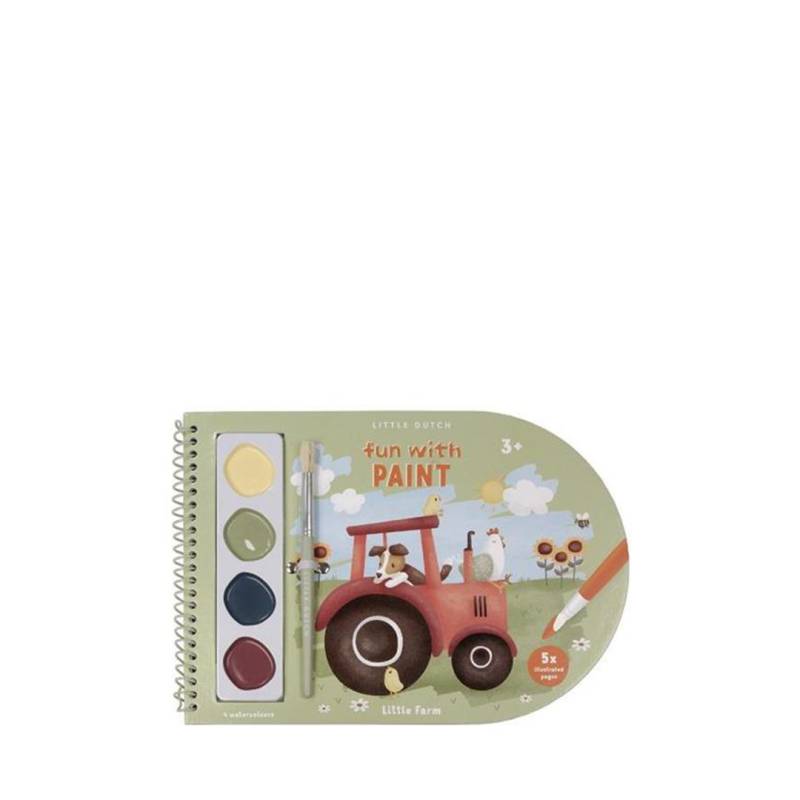 Little Dutch Paint Book Little Farm von Little Dutch