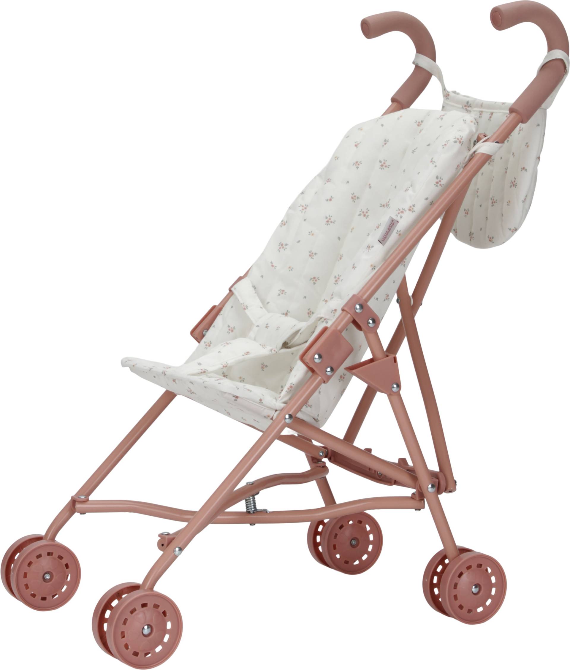 Little Dutch Puppenwagen aus Metall, Rosa von Little Dutch