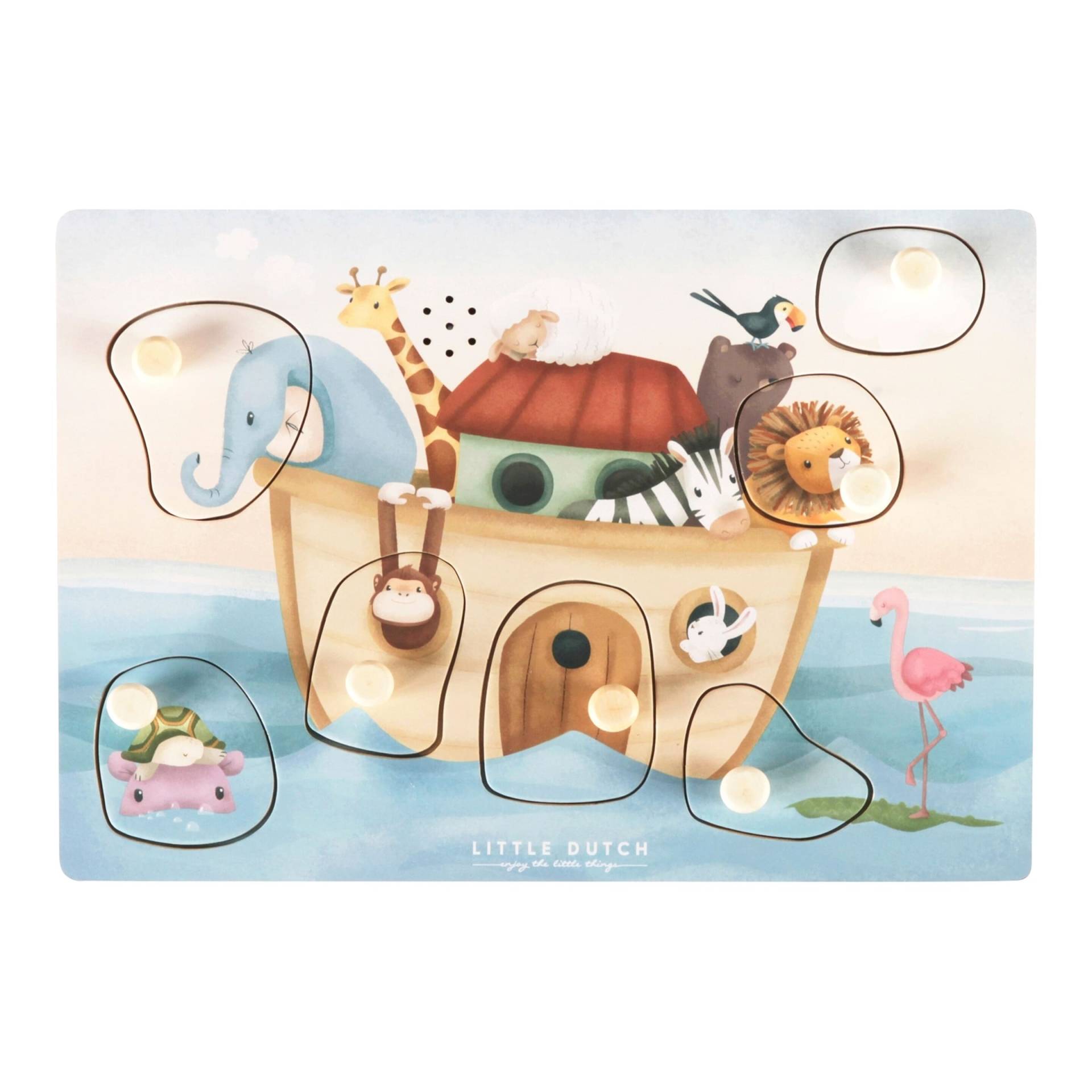 Little Dutch Sound-Greif-Puzzle Noah's Arche von Little Dutch