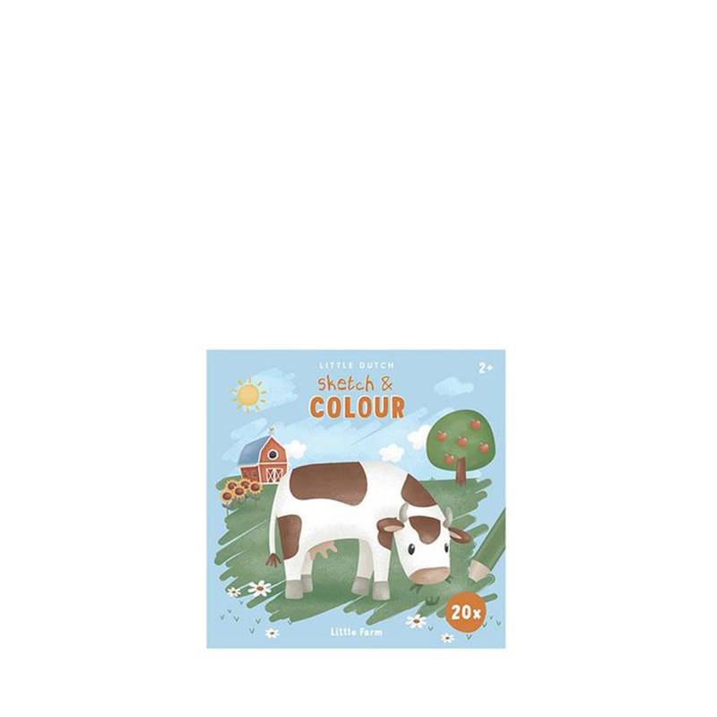 Little Dutch Colouring Book Little Farm von Little Dutch