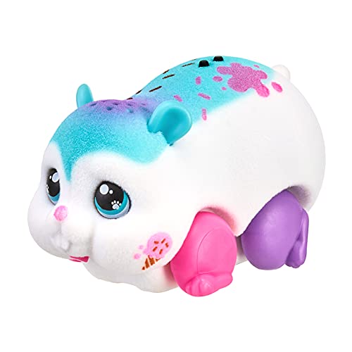 Little Live Pets 26370 Lil Single Pack: Sprinkz, Interactive Toy Scurries, Sounds, and Moves Like a Real Hamster. Soft Flocked. Batteries Included. for Kids 4+, Blue von Little Live Pets