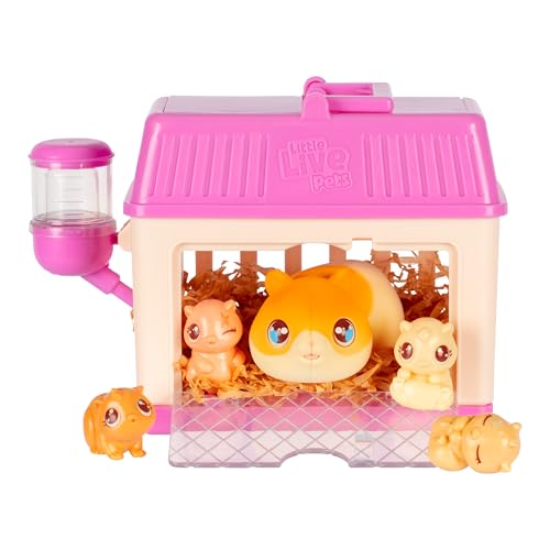 Little Live Pets – Mama Surprise Minis Hamster, Kümmere Dich um Deine Hamster- oder Häschen-Mama in ihrem Stall und heiße 2, 3 oder 4 Mini-Babys willkommen von Little Live Pets