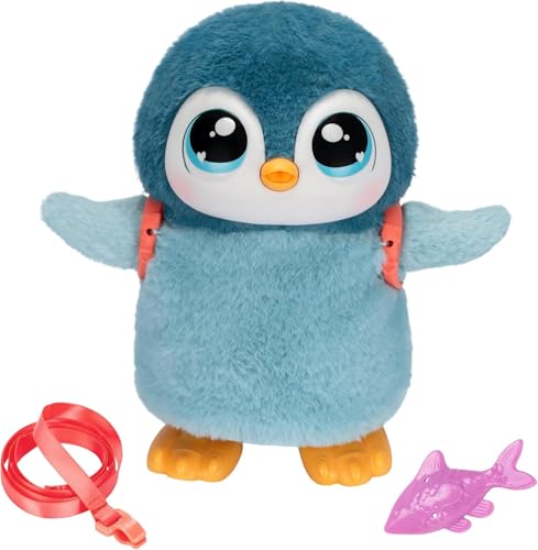 Little Live Pets My Walking Penguin Waddles | Kuscheliger interaktiver Pinguin, der läuft, Tanzt und mit den Flügeln flattert. Über 25 Geräusche & Reaktionen. Batterien enthalten. Ab 5 Jahren. von Little Live Pets