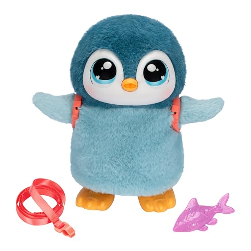 Little Live Pets My Walking Penguin Waddles | Kuscheliger interaktiver Pinguin, der läuft, Tanzt und mit den Flügeln flattert. Über 25 Geräusche & Reaktionen. Batterien enthalten. Ab 5 Jahren. von Little Live Pets