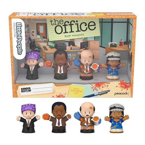 Little People Collector The Office Best Moments aus der US-Fernsehserie, Sondereditionsset für Erwachsene und Fans in einer Geschenkbox, 4 Figuren, HVG56, HVG56 von LITTLEPEOPLE COLLECTOR