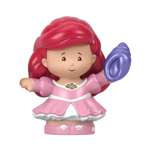 Little People Ersatzteil für Fisher-Price Talking Castle Puppenhaus Spielset - Ersatz Prinzessin Ariel Figur hält eine Muschel von Little People