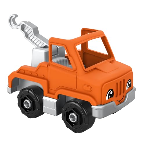 Little People Ersatzteil für Fisher-Price Vorschule Abschleppwagen Garage Spielset HNJ29 – Ersatz Orange und Grau Abschleppwagen von Little People