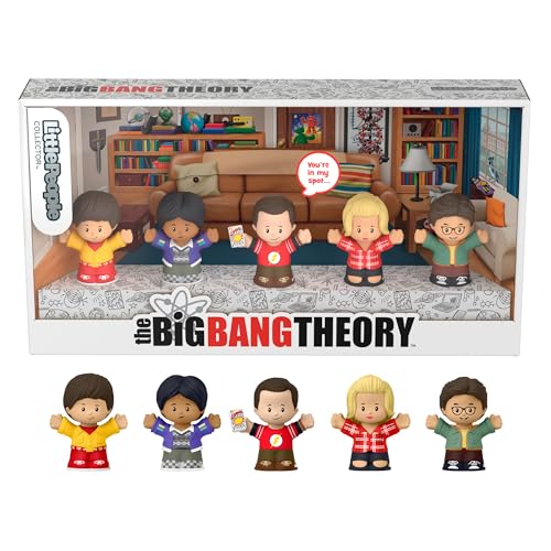 Little People Collector The Big Bang Theory Sondereditionsset in einer Geschenkbox für Sammler, für Erwachsene und Fans, 5 Figuren, HYT47, HYT47 von LITTLEPEOPLE COLLECTOR