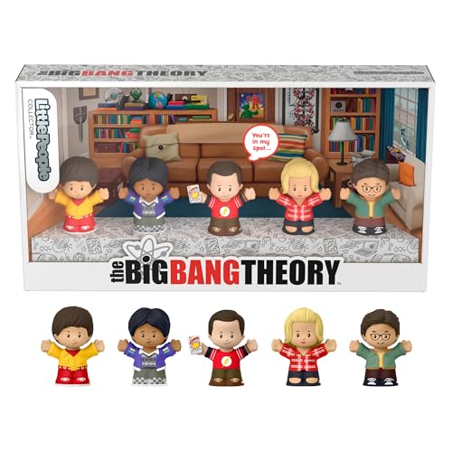 Little People Collector The Big Bang Theory Sondereditionsset in einer Geschenkbox für Sammler, für Erwachsene und Fans, 5 Figuren, HYT47 von LITTLEPEOPLE COLLECTOR