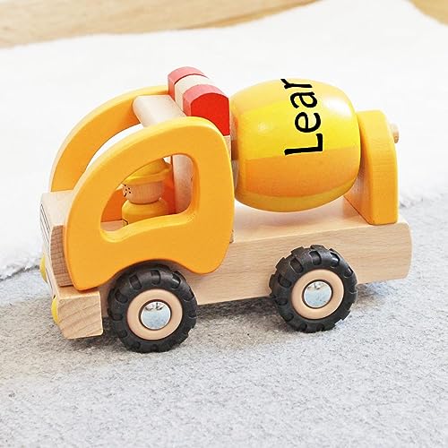 LittleStars Personalisierbarer Betonmischer aus Holz LittleStars Personalisierbarer Betonmischer aus Holz von LittleStars