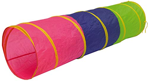 LittleTom Spieltunnel für Kinder - 180x46 Activity Spieltunnel Baby Turnen - Parcours Tunnel Spielzeug Kinder Krabbeltunnel - Krabbelrolle Raupe Kinder Tunnel Outdoor Bällebad Kinderturnen Indoor von LittleTom