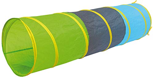 LittleTom Spieltunnel für Kinder - 180x46 Activity Spieltunnel Baby Turnen - Parcours Tunnel Spielzeug Kinder Krabbeltunnel - Krabbelrolle Raupe Kinder Tunnel Outdoor Bällebad Kinderturnen Indoor von LittleTom