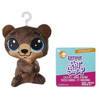 HASBRO E0135EU4 - E0344EU40 Littlest Pet Shop Klammertierchen aus Plüsch Hoffmann Beary von Littlest Pet Shop