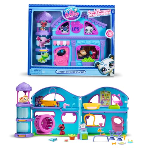 Littlest Pet Shop - Das Große Haus der Pet Shop - Spielset mit 2 Pet Shop Figuren und über 20 Accessoires - Sammelbare Tier-Mini-Figuren - Spielzeug für Kinder ab 4 Jahren - BF00575 Littlest Pet Shop - Das Große Haus der Pet Shop - Spielset mit 2 Pet Shop Figuren und über 20 Accessoires - Sammelbare Tier-Mini-Figuren - Spielzeug für Kinder ab 4 Jahren - BF00575 von Littlest Pet Shop