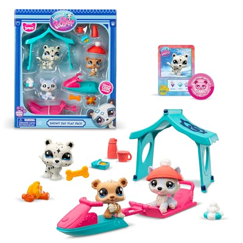 Littlest Pet Shop New Snowy Day Theme Play Pack von Littlest Pet Shop