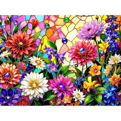 Puzzle 100 Teile,Puzzle für Erwachsene,EIN Herausforderndes Rätsel,Puzzles 100 Teile Erwachsene,Puzzlespiele Für Die Ganze Familie Geschenke,Farbige Glasblumen Puzzle 100 Teile,Puzzle für Erwachsene,EIN Herausforderndes Rätsel,Puzzles 100 Teile Erwachsene,Puzzlespiele Für Die Ganze Familie Geschenke,Farbige Glasblumen von Lituor