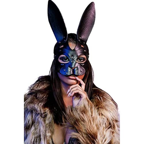 Liummrcy Frauen Ledermasken für Frauen, Maskerade -Maske für Frauen, Tiermasken -Party -Maske für die Halbgesichtsmaske für Cosplay Halloween Kostümzubehör, Halloween von Liummrcy