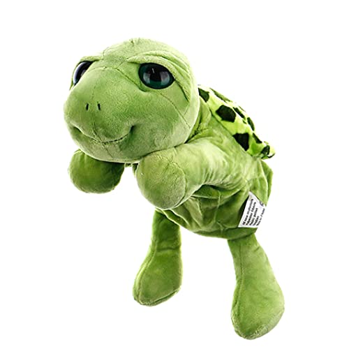 Liummrcy Handpuppen für 3+ Kinder 11,81 Zoll niedliche Plüsch -Cooton Interaktive Schildkröten tragbare gewichtete Teddy Leichte Schildkröte Teddy, Spielzeug. von Liummrcy