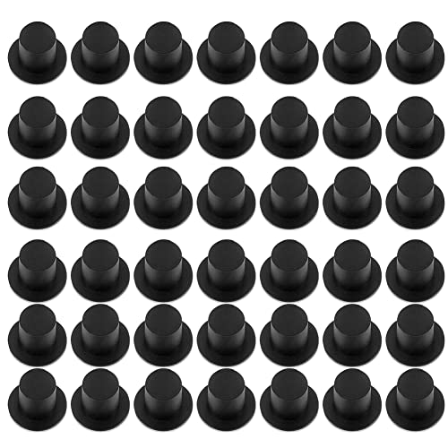 Liummrcy Weihnachts -Mini -Top -Hut -Plastik Black Miniatur Top Hut DIY Crafts für Party 50pcs von Liummrcy