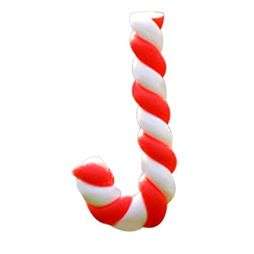 Liummrcy Weihnachtsdekorationen, Weihnachtsminiatur Candy Canes Dollhouse Mini Santa Claus Stick Ornamente Harz verdrehte Mikro Landschaft Weihnachtsbaumdekoration 2pcs von Liummrcy