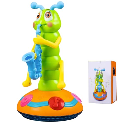 Musikspielzeug für Babys, die Zauberstaub Spielen Saxophon Tanzspielzeug Walking Light Up Battery Powered Cute & Lustice Säugling Spielzeug Geburtstagsgeschenke, Spielzeug. von Liummrcy