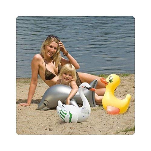 Lively Moments Kleine Wassertierchen zum Aufblasen/Schwimmtier/Aufblastier Ente von Lively Moments