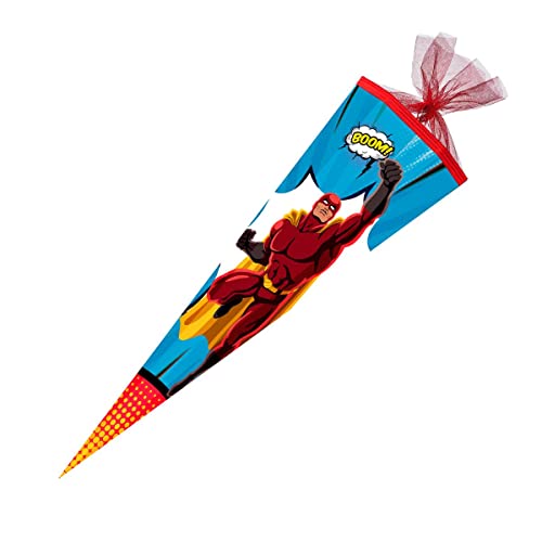 Schultüte / Zuckertüte / 85cm / eckig / "Superhero" von Livepac-Office