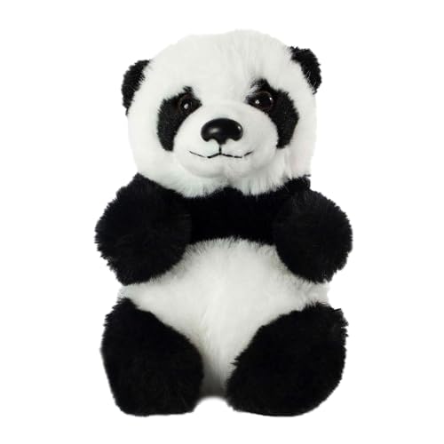 Living Nature Baby Panda Kuscheltier Plüschtier | Flauschiges und Kuscheliges Dschungeltier | Weiches Spielzeuggeschenk für Neugeborene und Babys | Naturli Umweltfreundlich von Keycraft