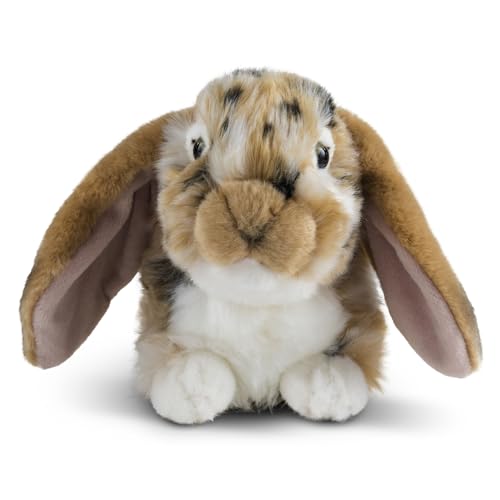 Living Nature Britsh Wildlife Realistic Dutch Lop Ear Rabbit Soft Toy - Brown von Living Nature