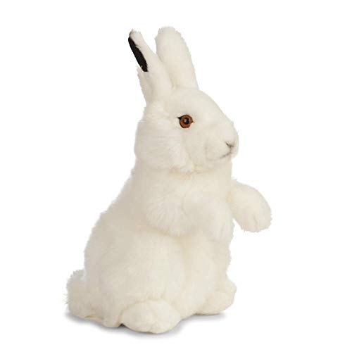 Living Nature Soft Toy - Stofftier Schneehase, weiß (30cm), Large von Living Nature