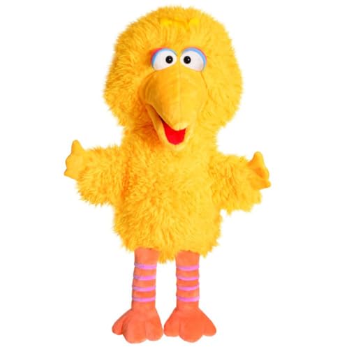 Bibo | Hand-Puppe | Sesamstrasse | 55 cm Plüsch-Figur | Kuschel-Tier Bibo | Hand-Puppe | Sesamstrasse | 55 cm Plüsch-Figur | Kuschel-Tier von Living Puppets