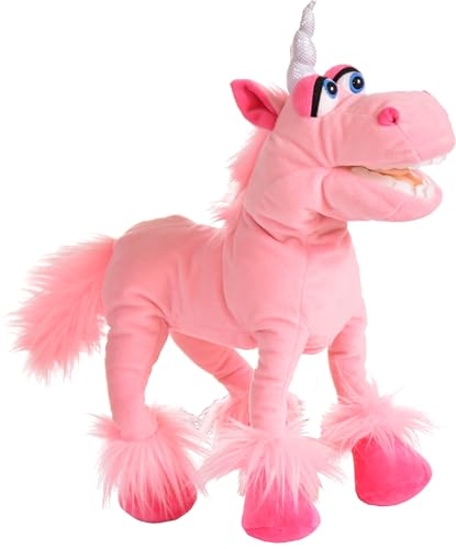 Living Puppets Handspieltier Einhorn Hörnchen aus Stoff in der Größe 41cm, W839 von Living Puppets