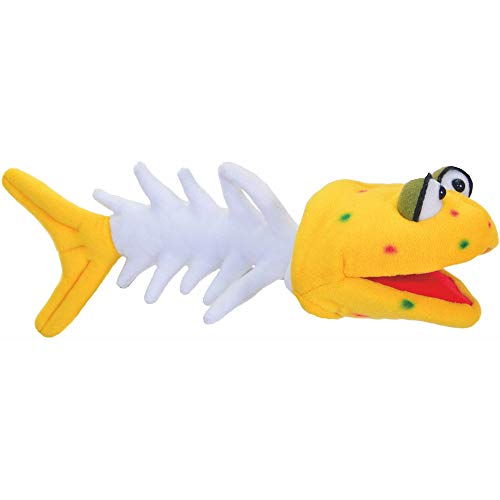 Living Puppets Handspieltier Fisch Flo-Relle aus Stoff in der Größe 27cm, W742 von Living Puppets