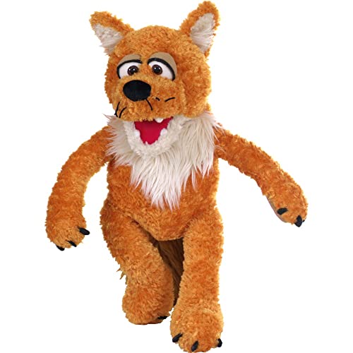 Living Puppets Handspieltier Mr. Fox aus Stoff in der Größe 43cm, W800 Orange von Living Puppets