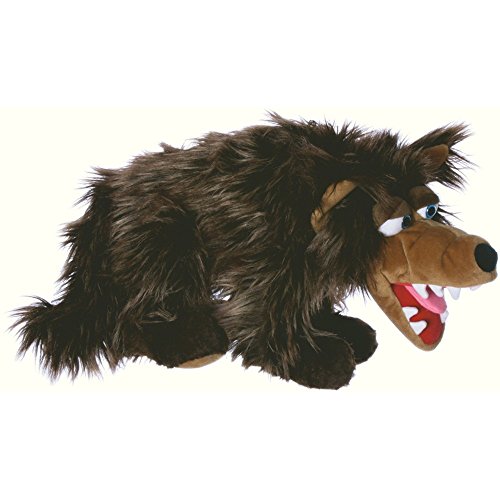 Living Puppets W445 Handpuppe Rasputin der Wolf 50 cm von Living Puppets