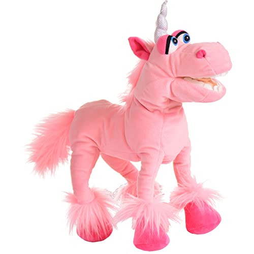 Living Puppets Handspieltier Einhorn Hörnchen aus Stoff in der Größe 41cm, W839 von Living Puppets