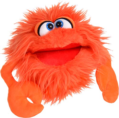 Living Puppets Quatschköpfe Knipser aus Stoff mit Einer Größe von 16cm, W837, Orange von Living Puppets