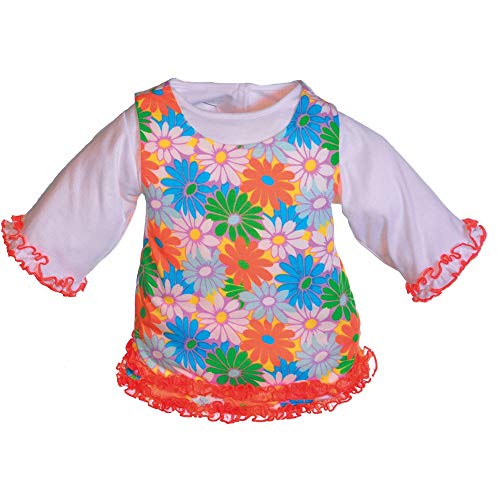 Living Puppets geblümtes Kleid für menschliche Handpuppen 65 cm von Living Puppets